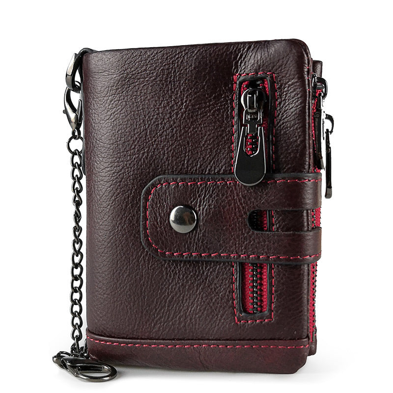 Geniune Leather Handmade Men's Wallets 04