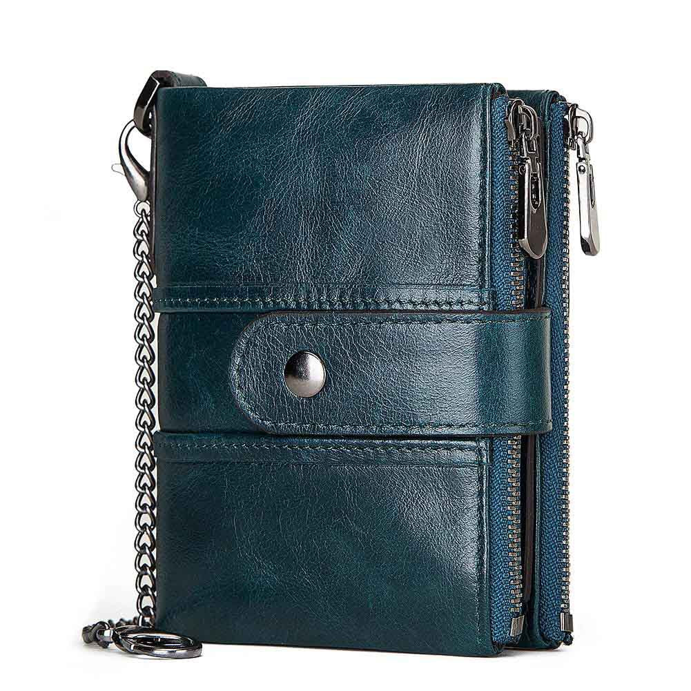 Geniune Leather Handmade Men's Wallets 02